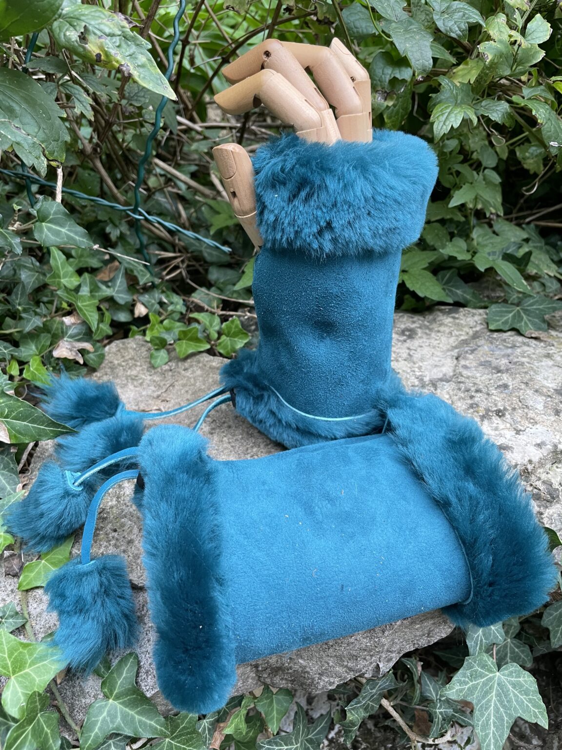 Uzztfa Gants En Fausse Fourrure Avec Griffes De Chat